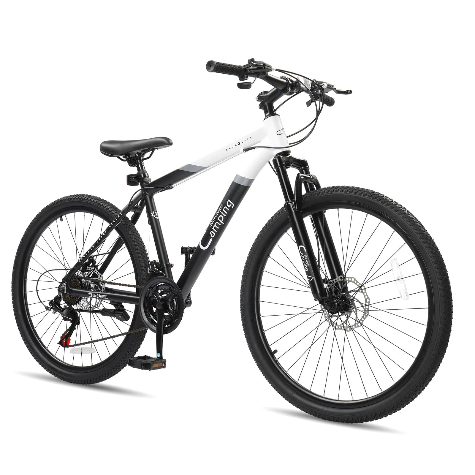 Winado 27.5 Inch Mountain Bike 21 Speed Dual Disc Brakes Steel