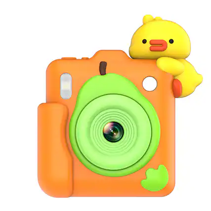 Front. Umeiluce - Kids Color Instant Print Camera D16S Cute Unicorn & Duck 48MP Toy Digital Camera with Color Thermal Printing.