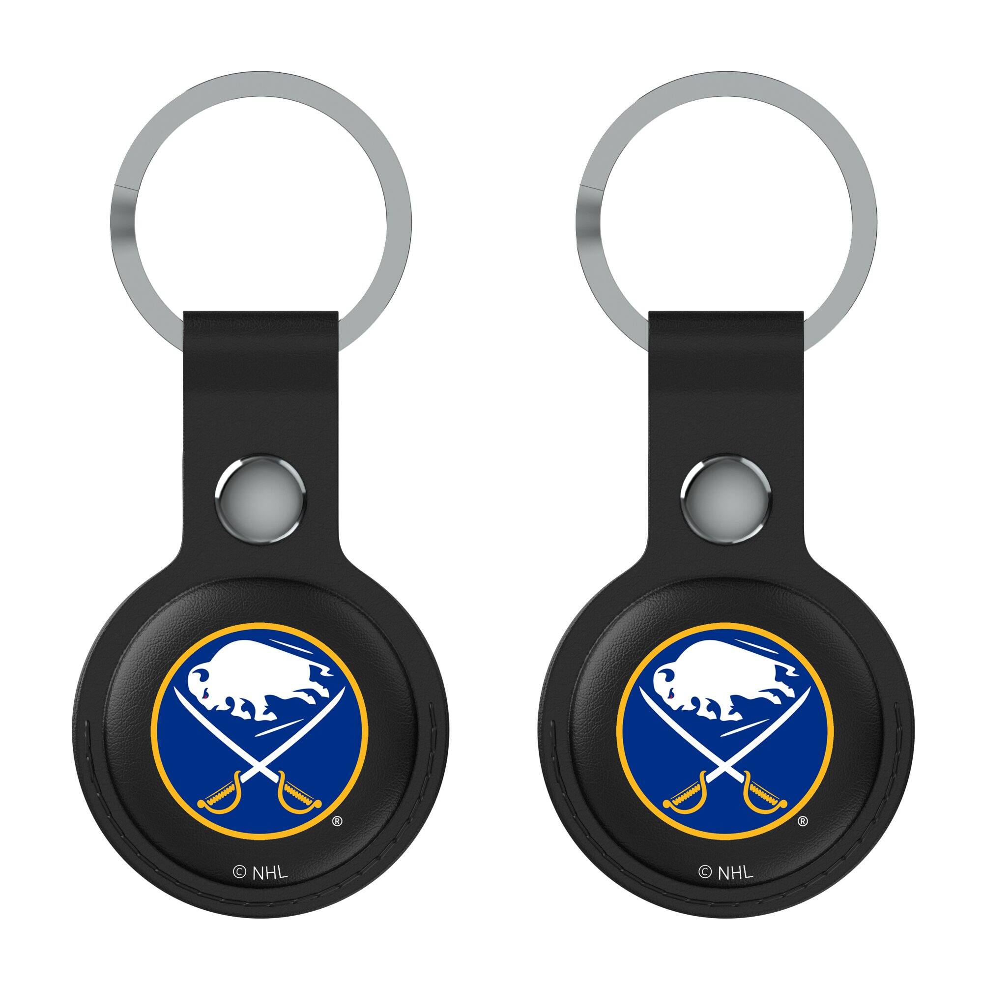 Keyscaper - Buffalo Sabres Two-Pack AirTag Holders - No Size - Black