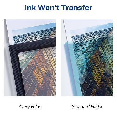 Ink Won't Transfer

Avery Folder

Standard Folder
