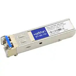 AddOn - 5PK Cisco® GLC-LH-SM Compatible TAA 1000Base-LX SFP Transceiver (SMF, 1310nm, 10km, LC) - For Data Networking - Black