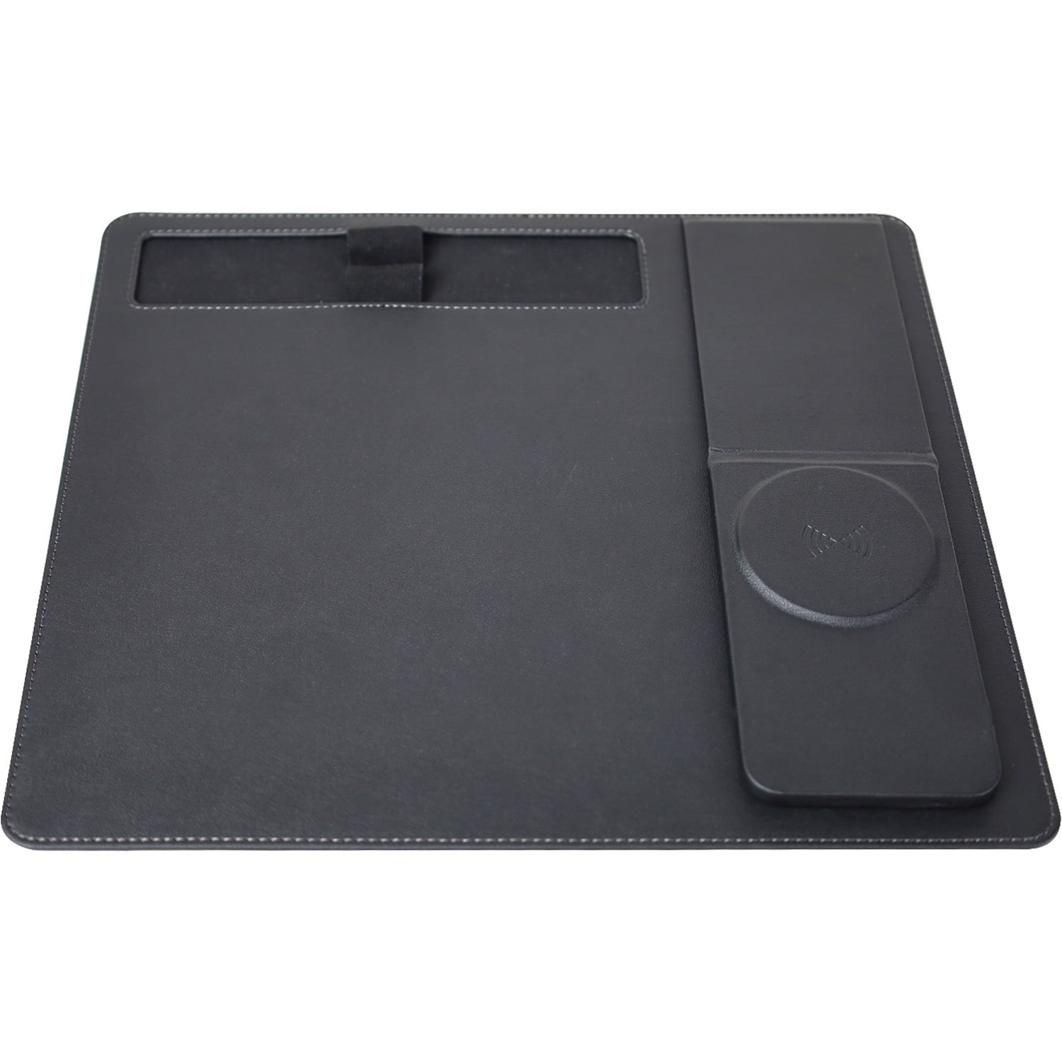 Alt View 12. SaharaCase - Office Mouse Pad with Wireless Charging - Black.