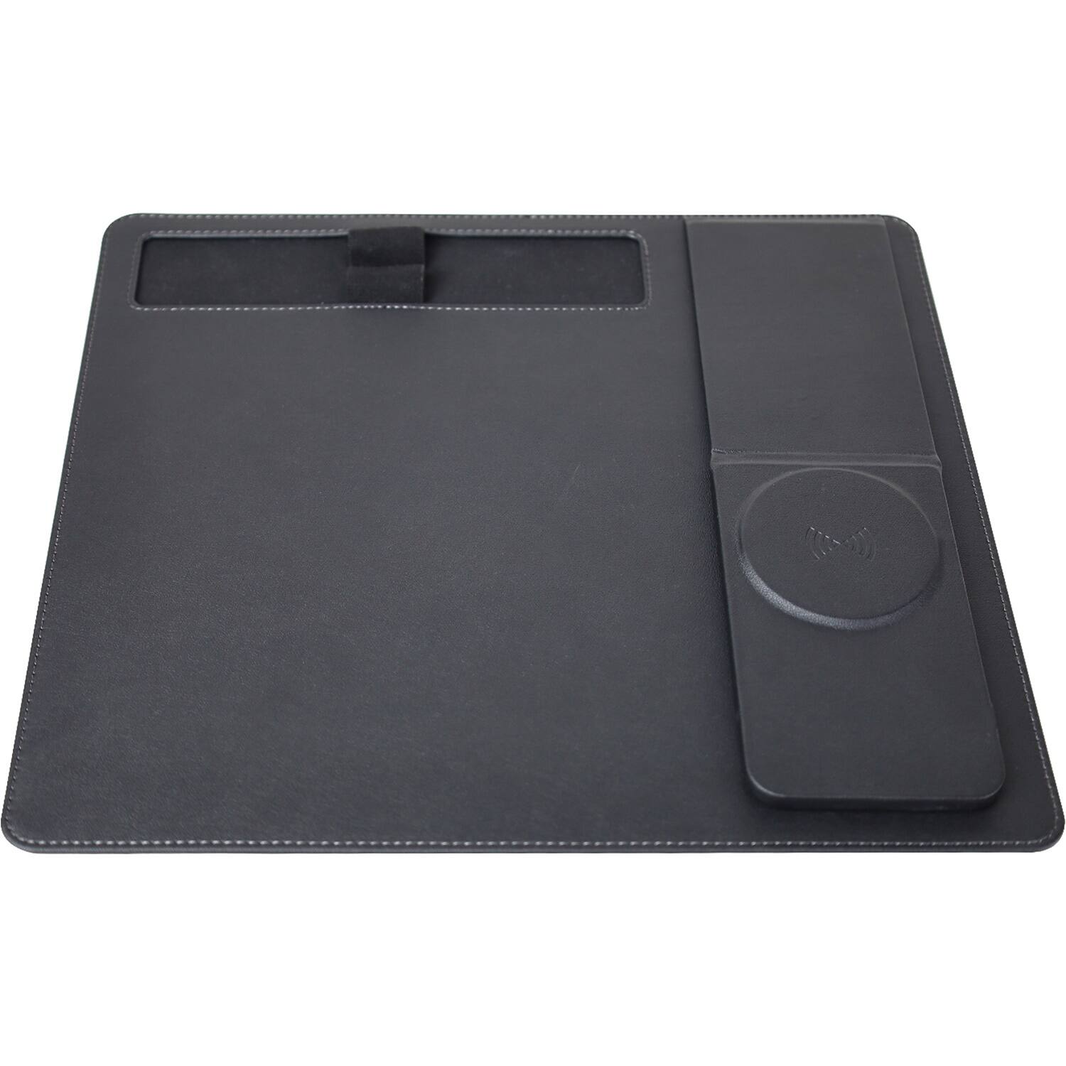 Alt View 12. SaharaCase - Office Mouse Pad with Wireless Charging - Black.