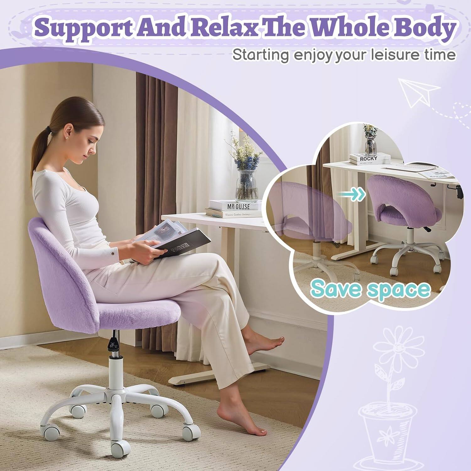 Support And Relax The Whole Body  
Starting enjoy your leisure time  

ROCKY OUISE  
Save space