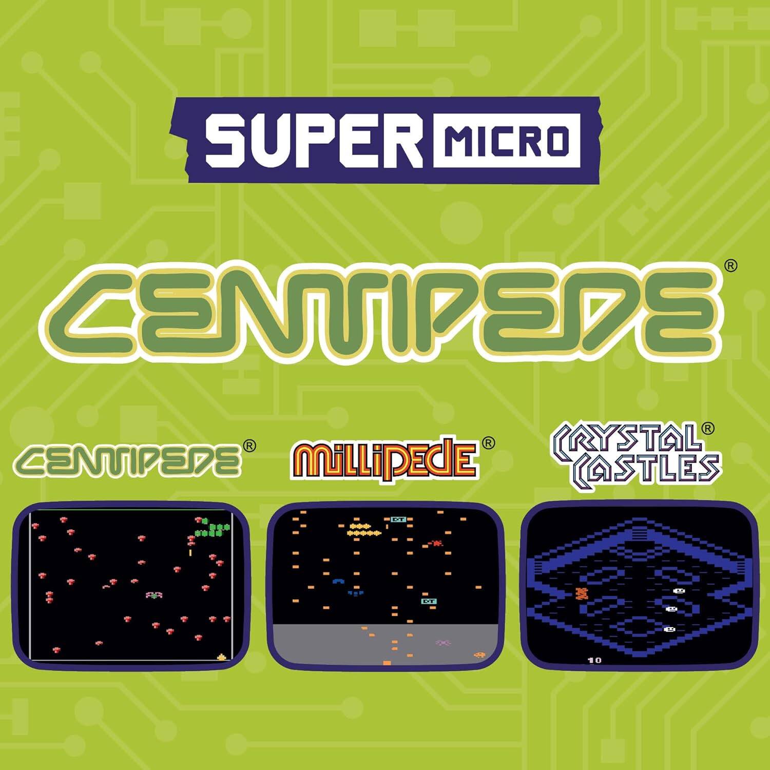 SUPER MICRO  
CENTIPEDE  
CENTIPEDE  
MILLIPEDE  
CRYSTAL CASTLES