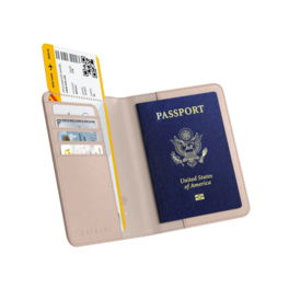 Satechi - Vegan-Leather FindAll™ Passport Cover - Desert Rose