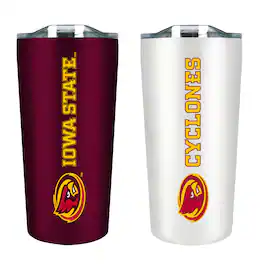 The Fanatic Group - Iowa State Cyclones 18oz. Soft Touch Tumbler Two-Piece Set - Multicolor