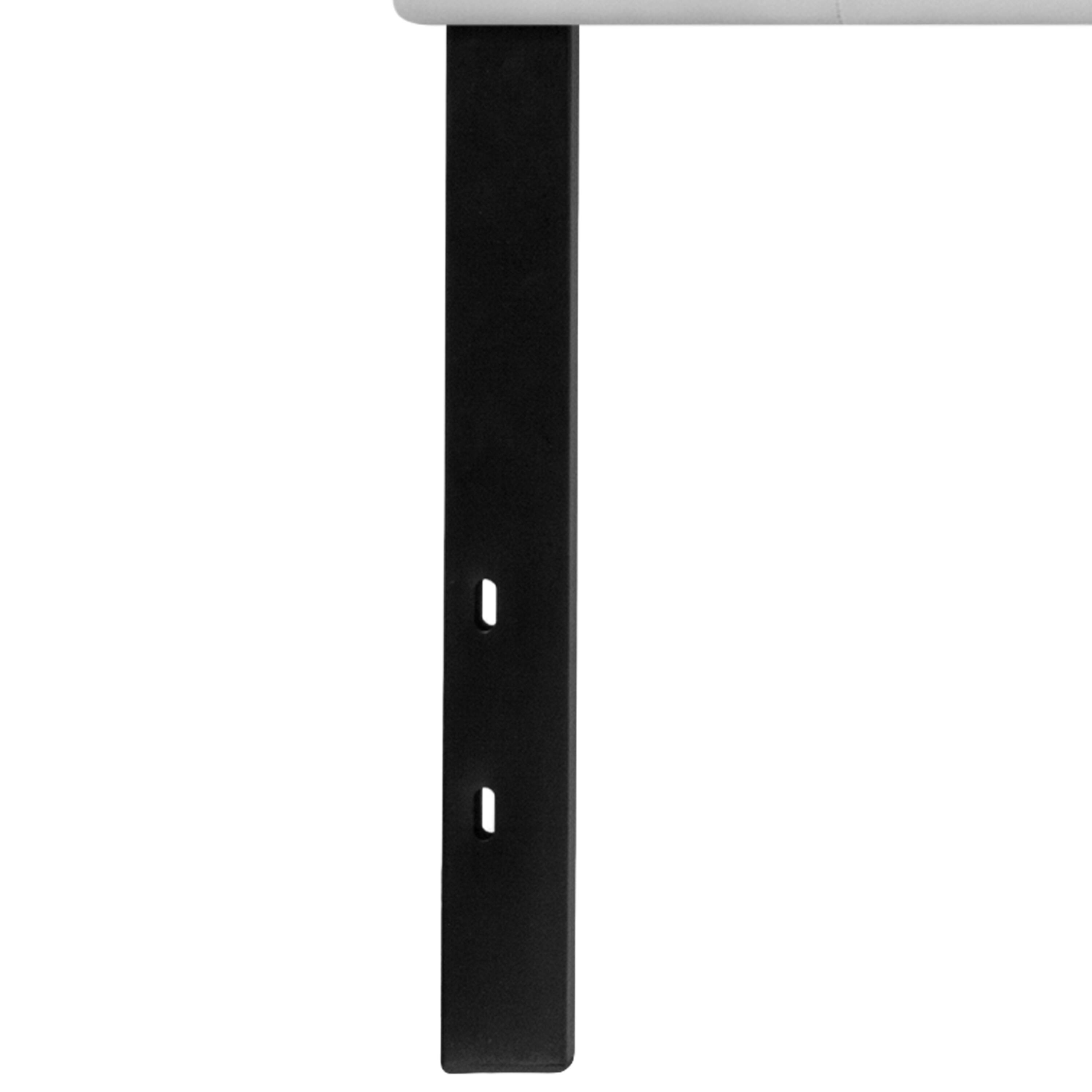 Alt View 6. Emma + Oliver - Arched Button Tufted Upholstered Headboard - White.