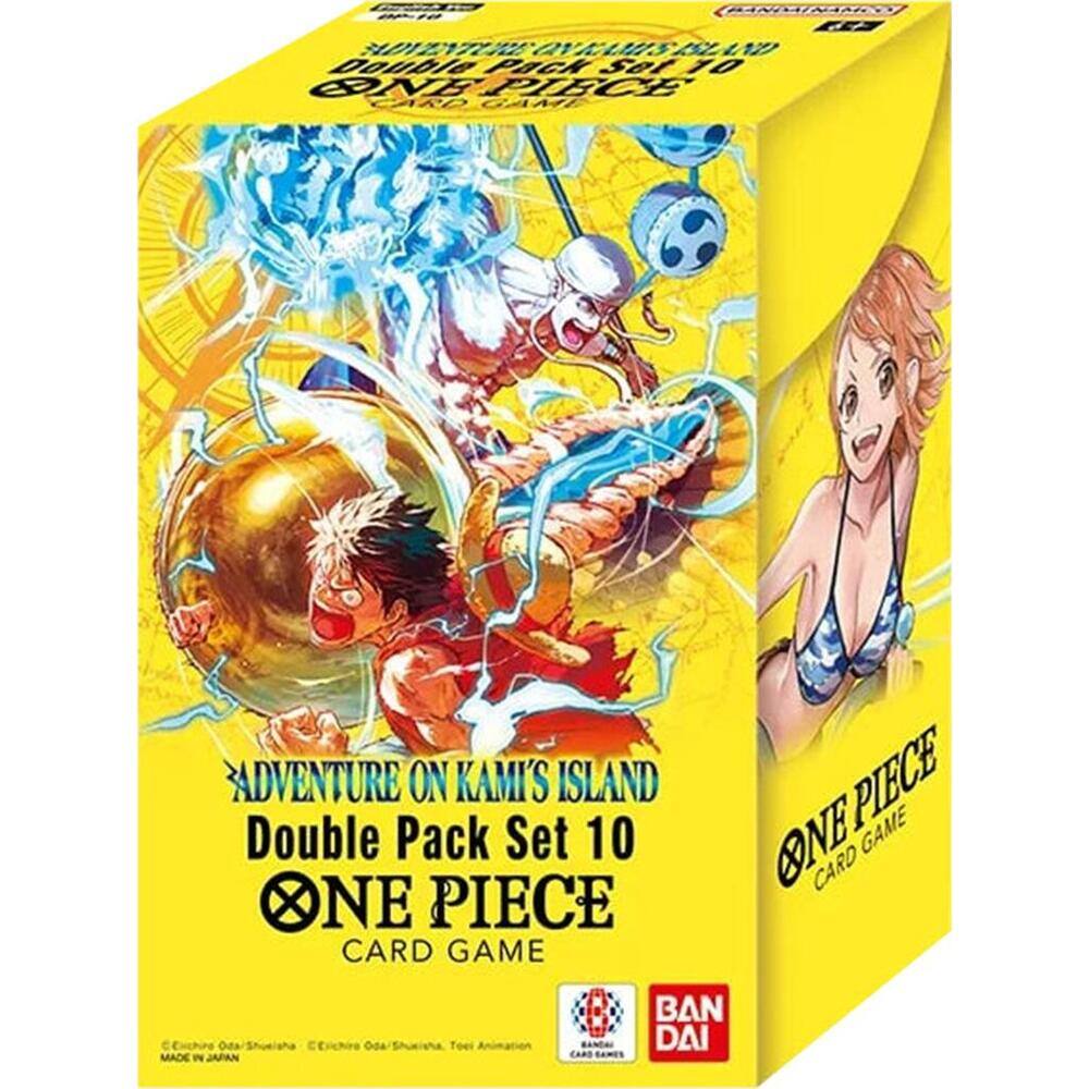 Bandai - One Piece TCG: Double Pack Set Vol. 10 (DP-10) - Adventure of Kami's Island (2 Packs)