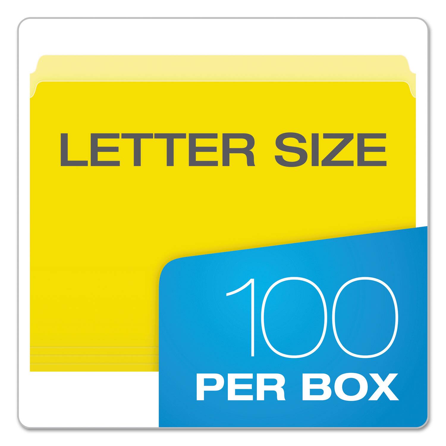 LETTER SIZE  
100 PER BOX
