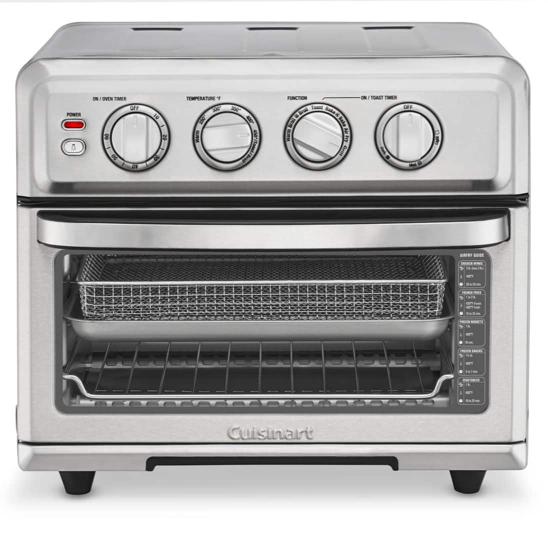 Cuisinart - 0.6 Cu. Ft. Air Fryer Toaster Oven with Grill - Stainless Steel - Alt_View_Zoom_11