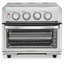Cuisinart - 0.6 Cu. Ft. Air Fryer Toaster Oven with Grill - Stainless Steel