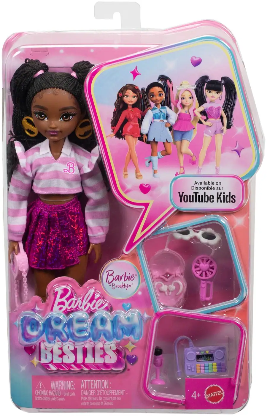 Barbie Doll Rp Mattel Barbie Dream Besties Fashion Brooklyn Doll & Accessories ...