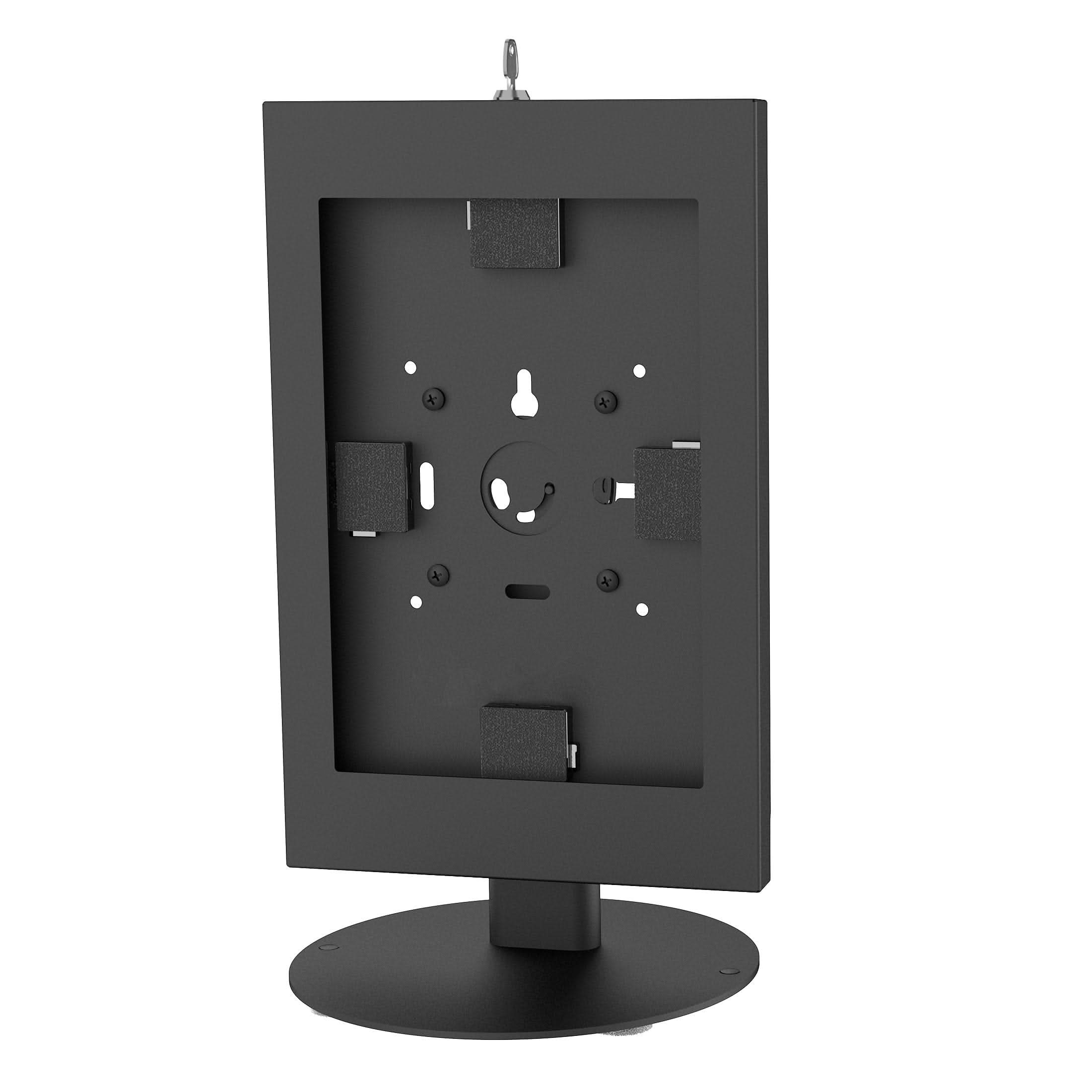 Alt View 5. Mount-It! - Anti‑Theft Tablet Countertop Stand for Samsung Galaxy Tabs with Rotating & Tilting Security Enclosure, Black - Black.