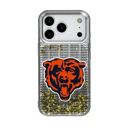 Keyscaper - NFL - Chicago Bears iPhone Text Backdrop Design Glitter Case - 15 - Multicolor
