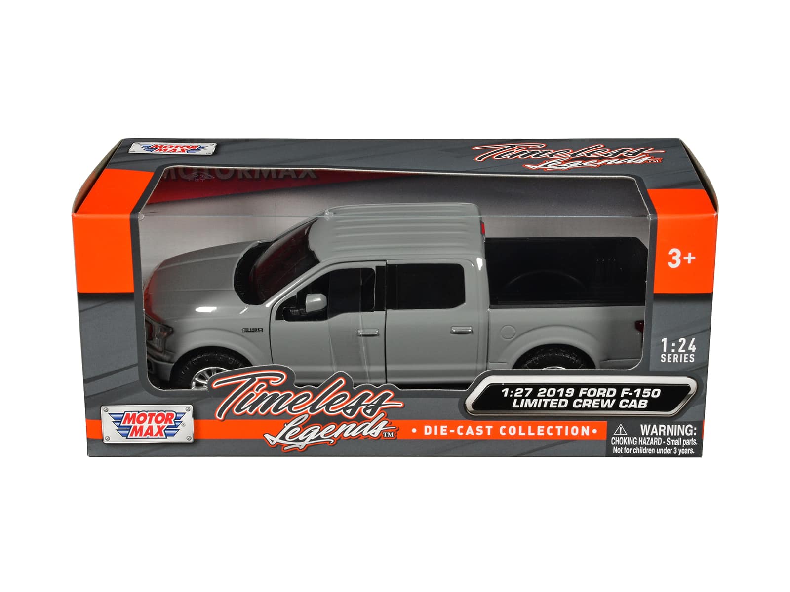 "2019 Ford F-150 Limited Crew Cab Pickup Truck Gray ""Timeless Legends"" Series 1/24-1/27 Diecast Model Car by Motormax" price history on PriceWatchPro