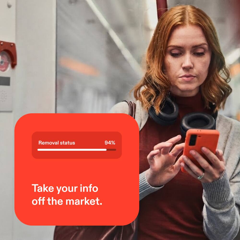Removal status  
94%  
Take your info off the market.