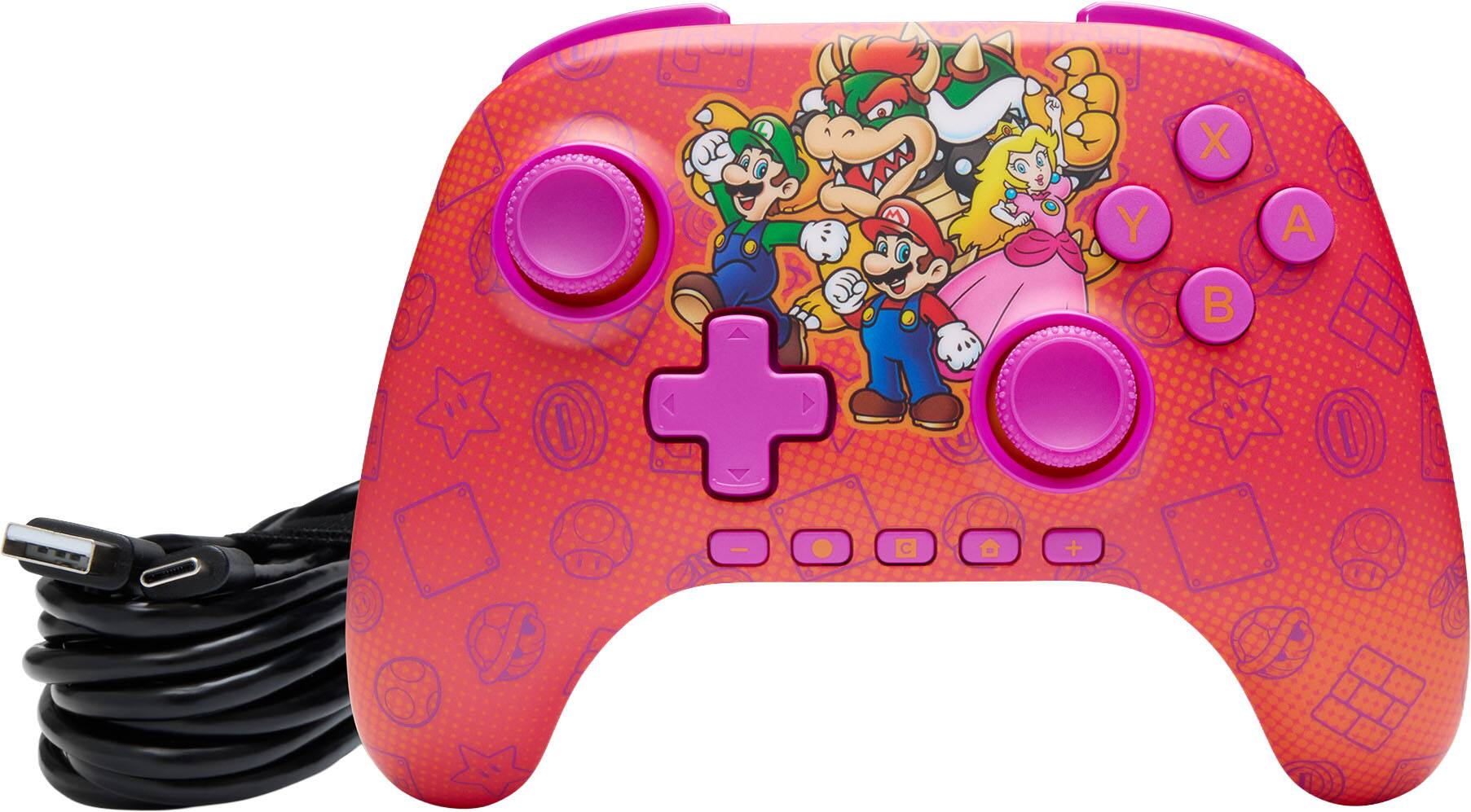 Alt View 6. PowerA - PowerA Advantage Wireless Controller for Nintendo Switch 2 - Mario and Friends - Mario and Friends.