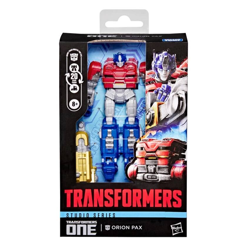 TRANSFORMERS  
STUDIO SERIES  
TRANSFORMERS ONE  
ORION PAX  

20+  
8+
