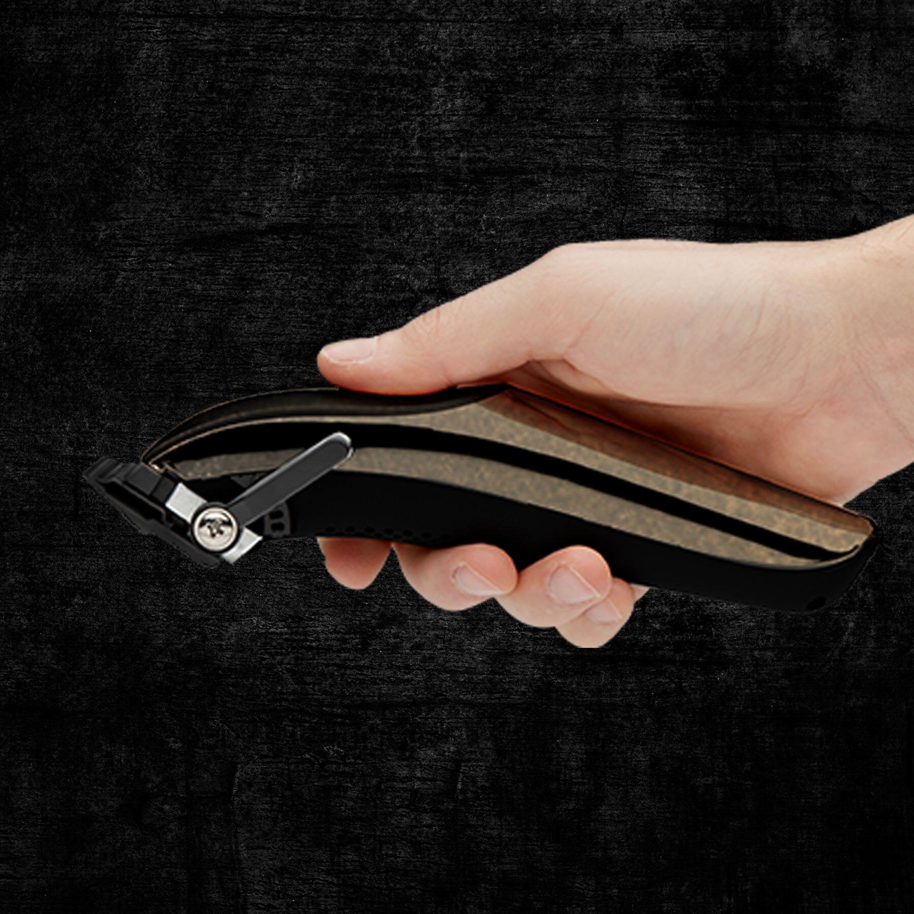 Alt View 4. StyleCraft - Rogue Professional Magnetic Motor Cordless Clipper and Trimmer Combo Set - Matte Gunmetal.