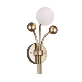 CWI Lighting - Element 1 Light Wall Light With Finish - Sun Gold