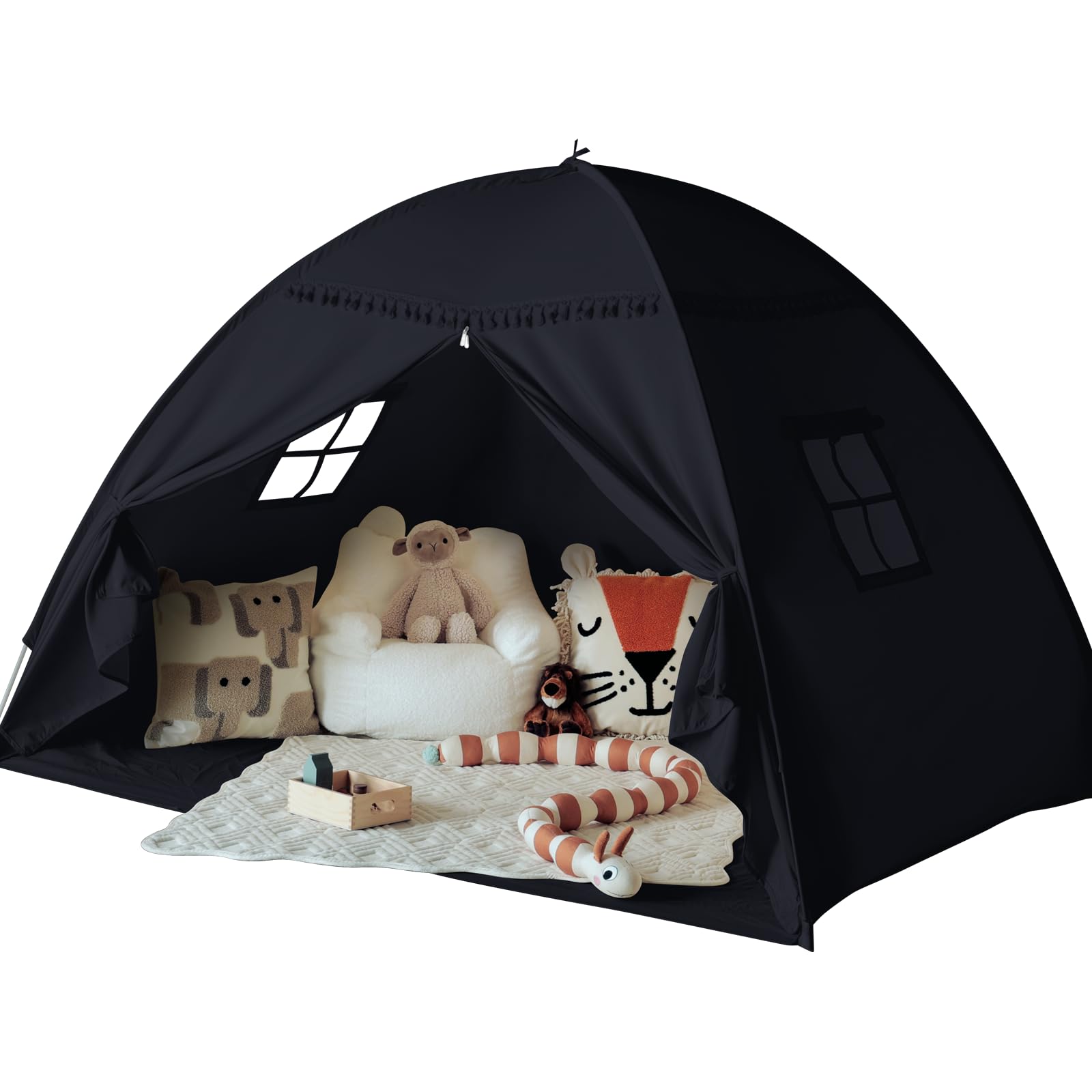 Black 76.5x54x52"(Suggested for Full)