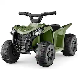 Best Choice Products - 6V Kids Ride-On 4-Wheeler Quad ATV Car w/ 1.8mph Max Speed, Treaded Tires - Army Green