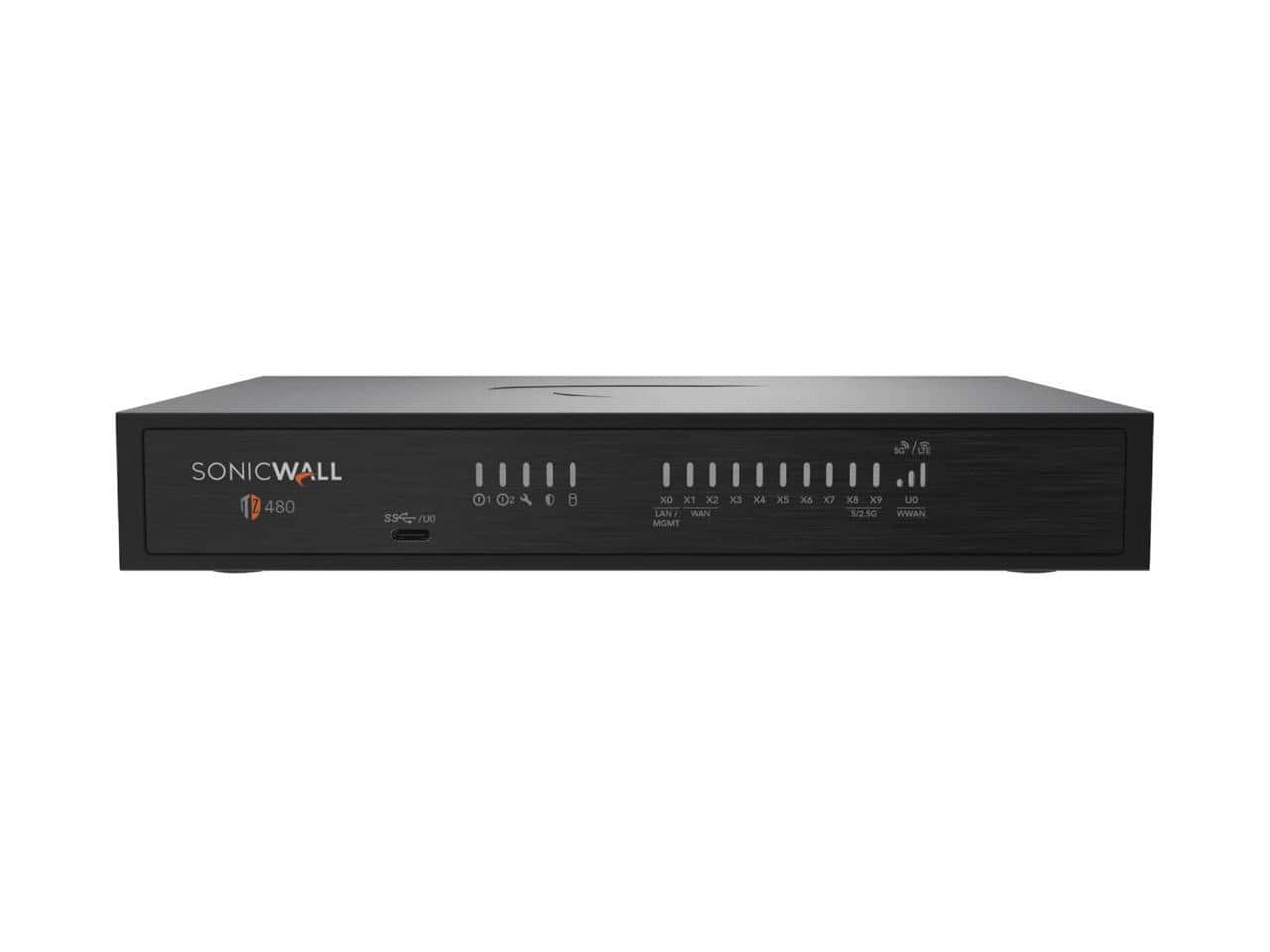 SonicWall - TZ480 Firewall (Gen 8) w/ Total Secure (1-Year Advanced Protection Security Suite) | 03-SSC-6973 - Unknown