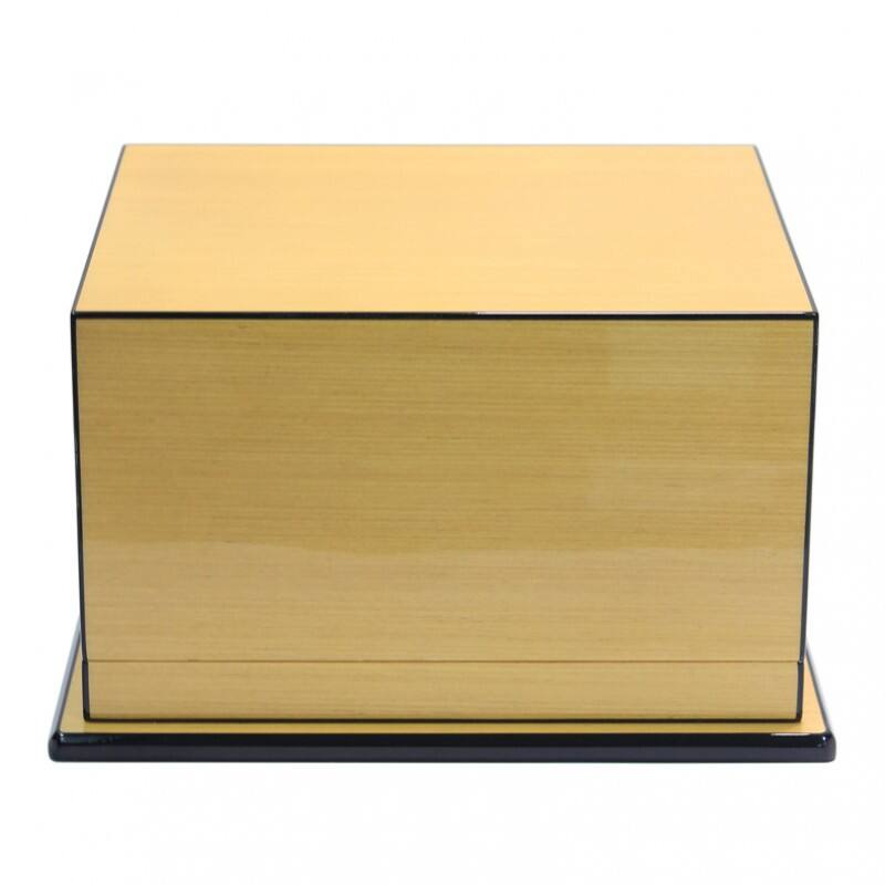 Left. Prestige - Elevate (Pear Wood) Cigar Humidor - Pear Wood Lacquer Finish.