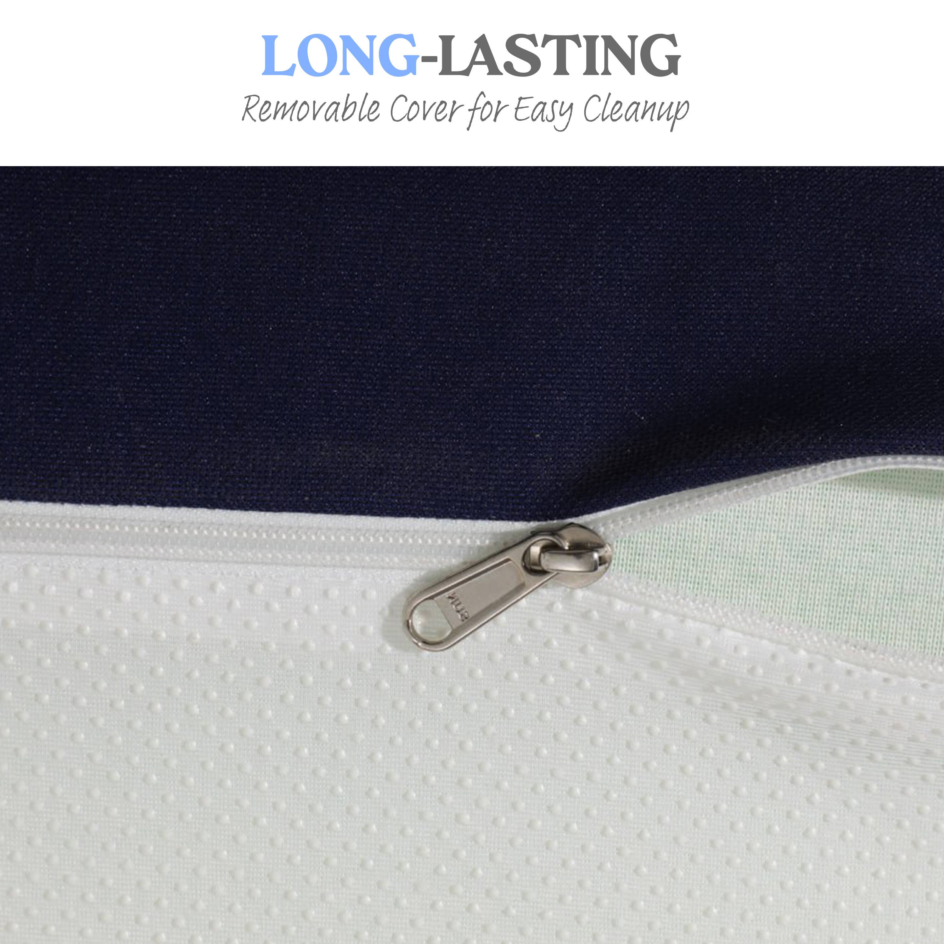 LONG-LASTING  
Removable Cover for Easy Cleanup
