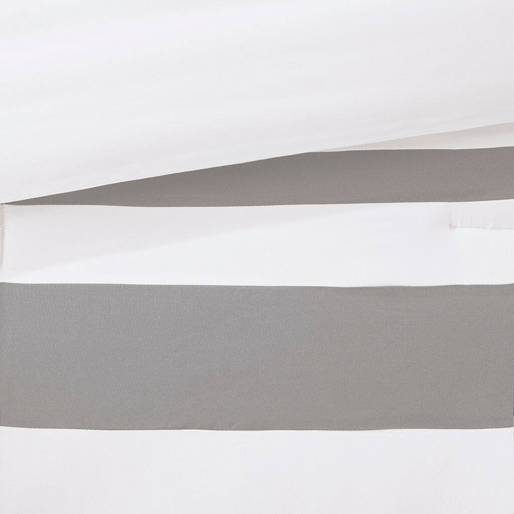 Alt View 5. Gracie Mills - Gracie Mills Isiah 8-Piece Soft Brushed Microfiber Comforter and Quilt Set - Grey.