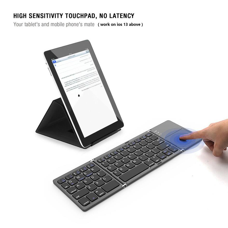 HIGH SENSITIVITY TOUCHPAD, NO LATENCY  
Your tablet's and mobile phone's mate (work on ios 13 above)
