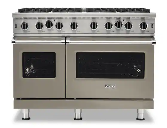 Front. Viking - 5-Series Gas Open Burner Range - Nantucket.