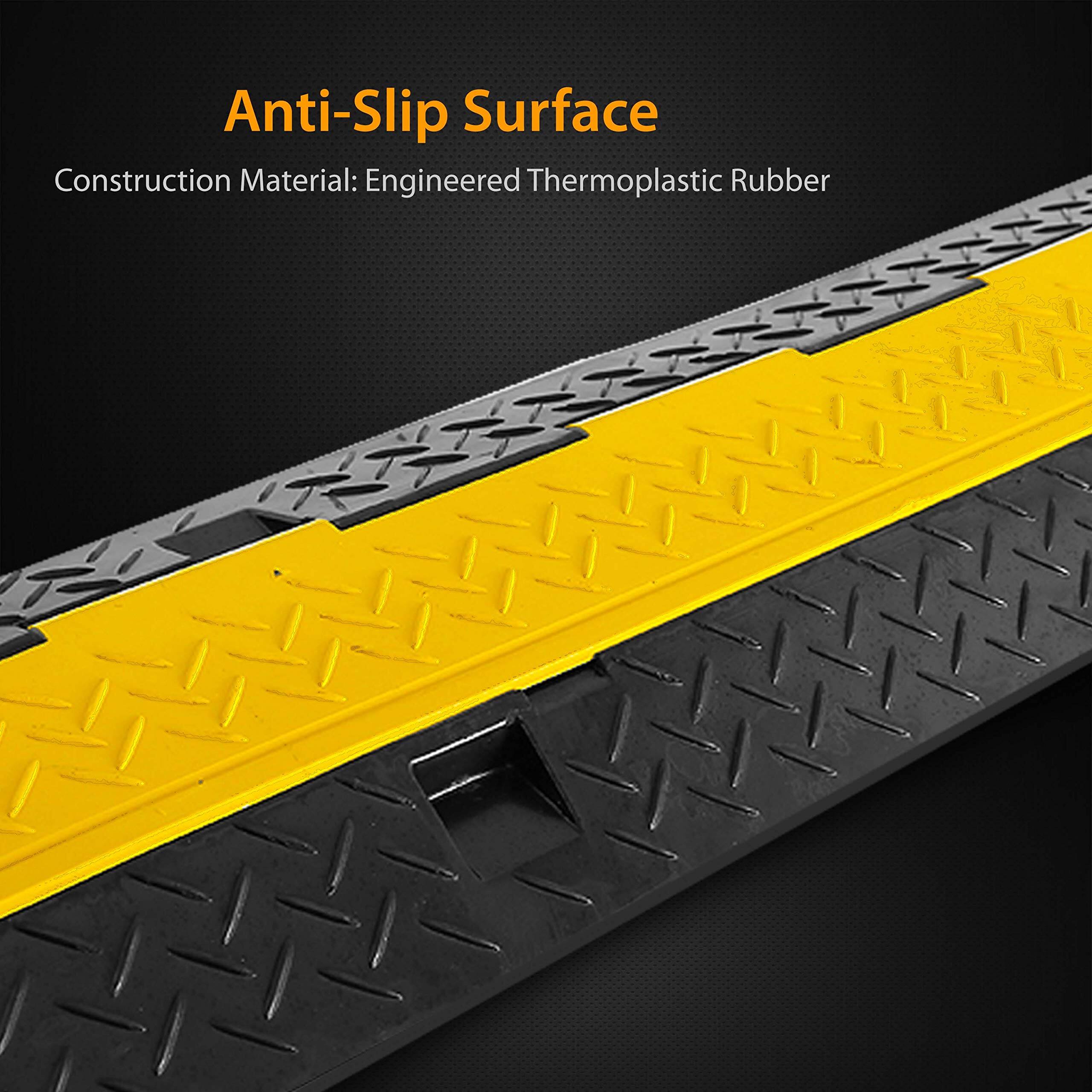Anti-Slip Surface  
Construction Material: Engineered Thermoplastic Rubber
