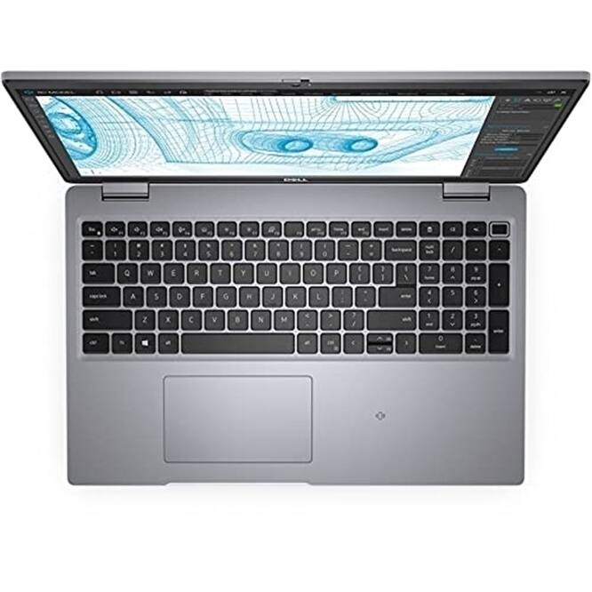 Angle. Dell - Precision 3561 15.6" 32GB 512GB SSD Core™ i7-11850H 2.5GHz WIN11P, Titan Grey - Gray.