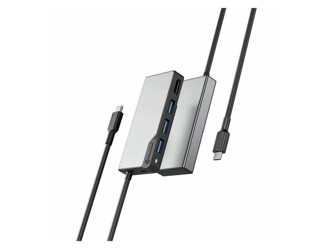 Alogic - Fusion CORE 5-in-1 USB-C Hub Compact Dock V2 UCFUHDV2SGR