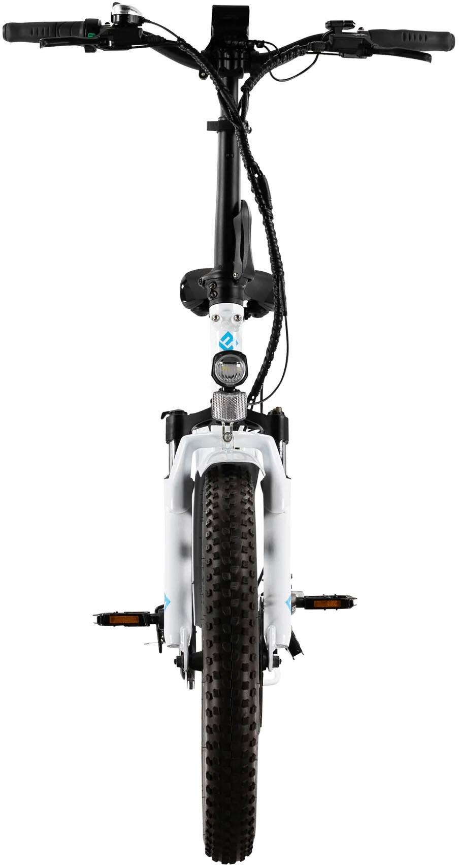 Alt View 21. Lectric eBikes - XP3 Step-Thru Foldable Long-Range eBike: 65 miles Max Operating Range & 28 mph Max Speed - White.