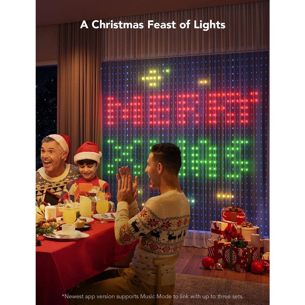 A Christmas Feast of Lights

*Newest app version supports Music Mode to link with up to three sets.