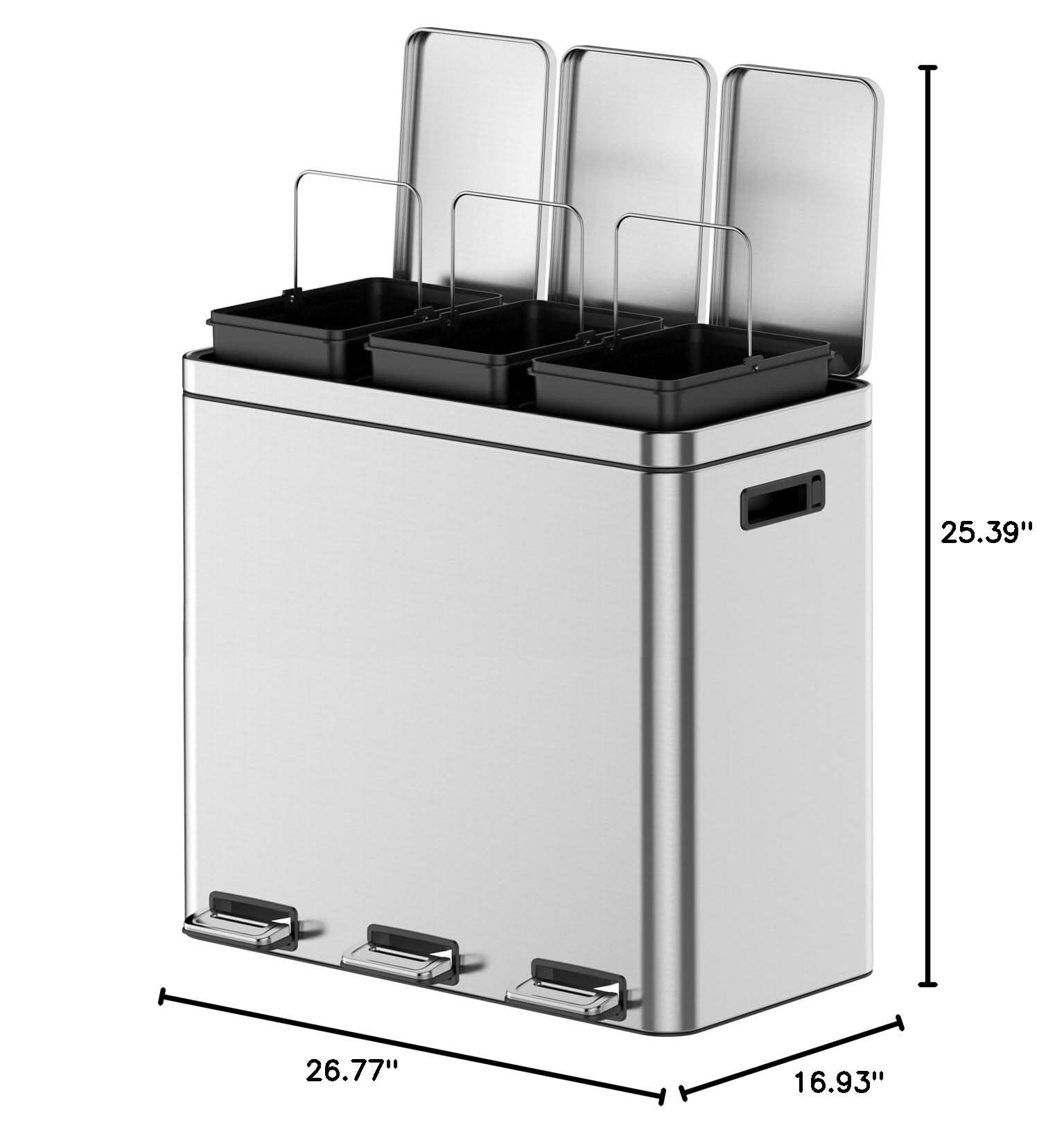 25.39"  
26.77"  
16.93"