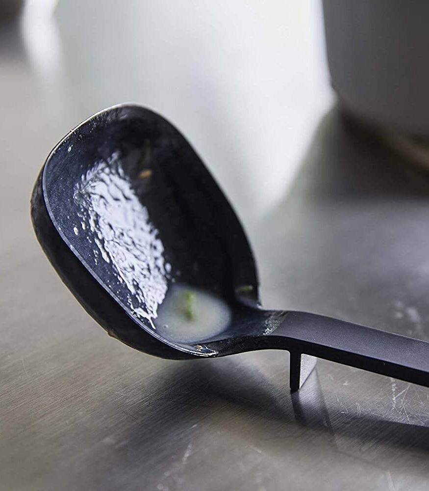 Alt View 9. Yamazaki Home - Floating Utensil - Four Styles - Silicone - Black.