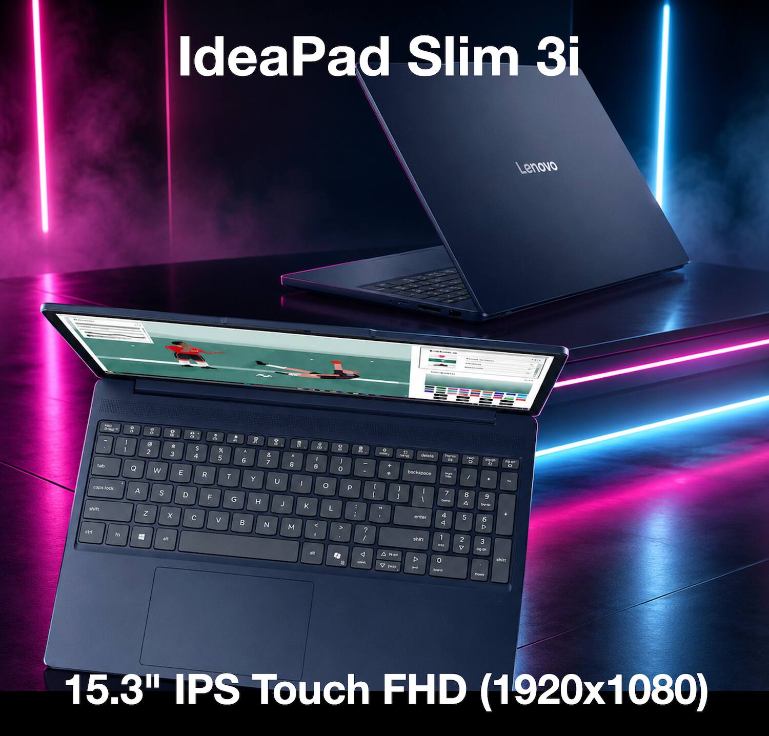 IdeaPad Slim 3i  
Lenovo  
15.3" IPS Touch FHD (1920x1080)