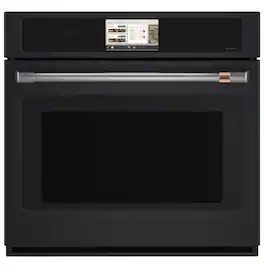 Café - 30" Smart Built-In Single Electric Convection Wall Oven with Air Fry and Precision Cooking Modes - Matte Black
