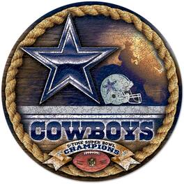 WinCraft - Dallas Cowboys Round 500-Piece Puzzle - Multicolor