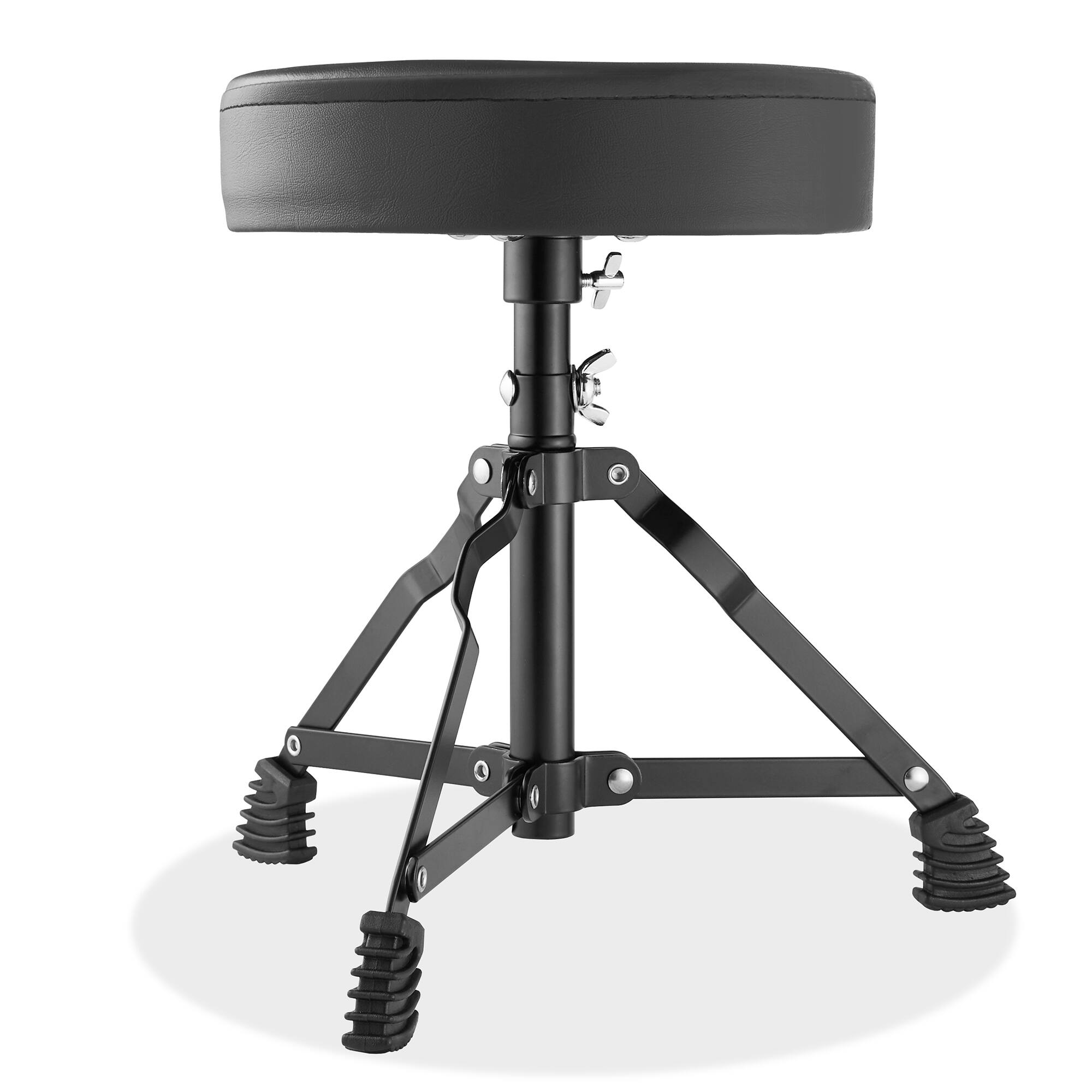 Alt View 6. Gammon Percussion - 3pc Junior Drum Set - Beginner Kit with Throne - Cymbal - Drumsticks - Silver.