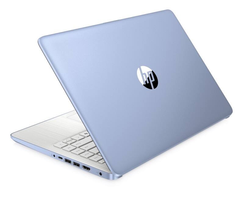Alt View 3. HP - HP 14 Laptop 14.0 HD (Intel Celeron N4500, 16GB DDR4, 1TB PCIe SSD, Intel UHD, Win 11 Pro) w/USB Hub - Sky Blue.