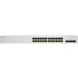 Cisco Consumer Products - Cisco Business CBS220-24P-4G Ethernet Switch - 24 Ports - Manageable - Gigabit Ethernet - 10/100/1000Base-T, 1000Base-X - Unknown
