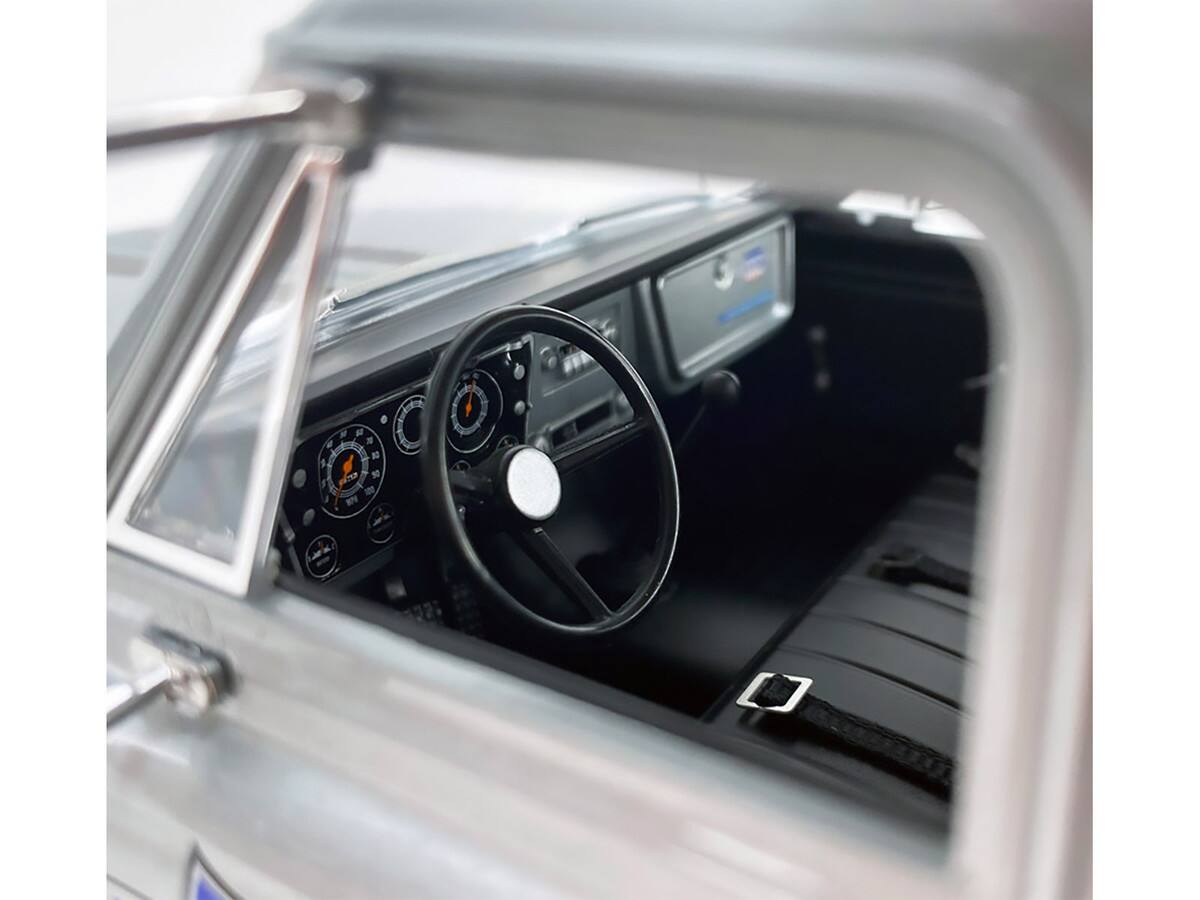 Back. ACME - 1967 Chevrolet C-30 Ramp Truck "Yenko Super Cars" Silver Metallic Limited Edition to 248 pieces Worldwide 1/18 - Silver Metallic.