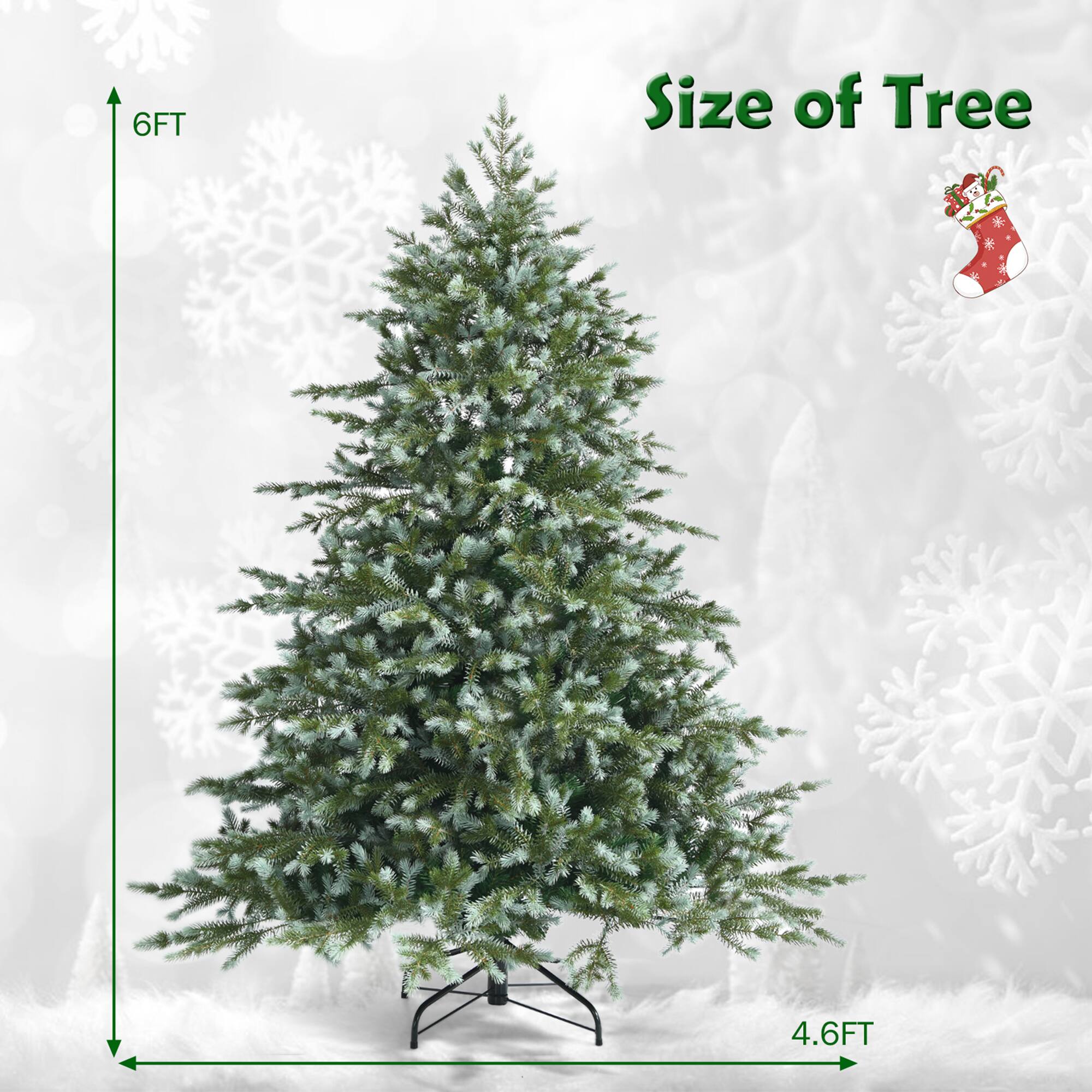Size of Tree

6FT

4.6FT