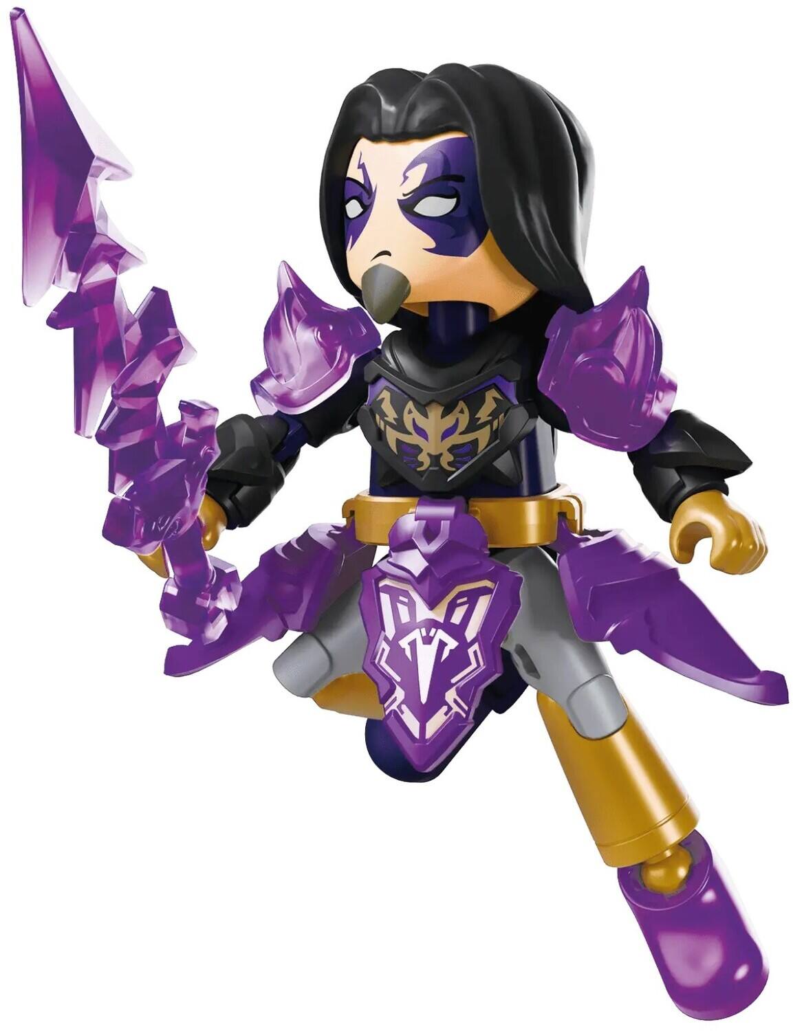Alt View 2. PopMarket - Blokees - Herospire - Warrior Version - 02: Fearless Demon Child Model Kit Display   - COLLECTIBLES - Multicolor.