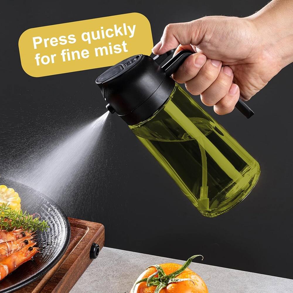 Press quickly for fine mist